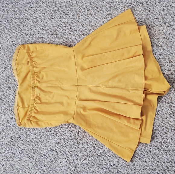 Yellow skort romper - Picture 3 of 3